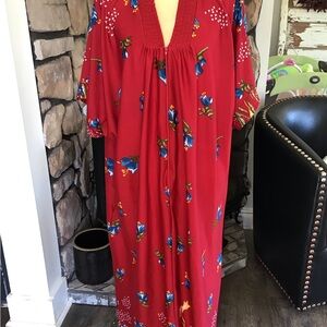 Muumuu House Dress Vintage Plus Size Granny Chic